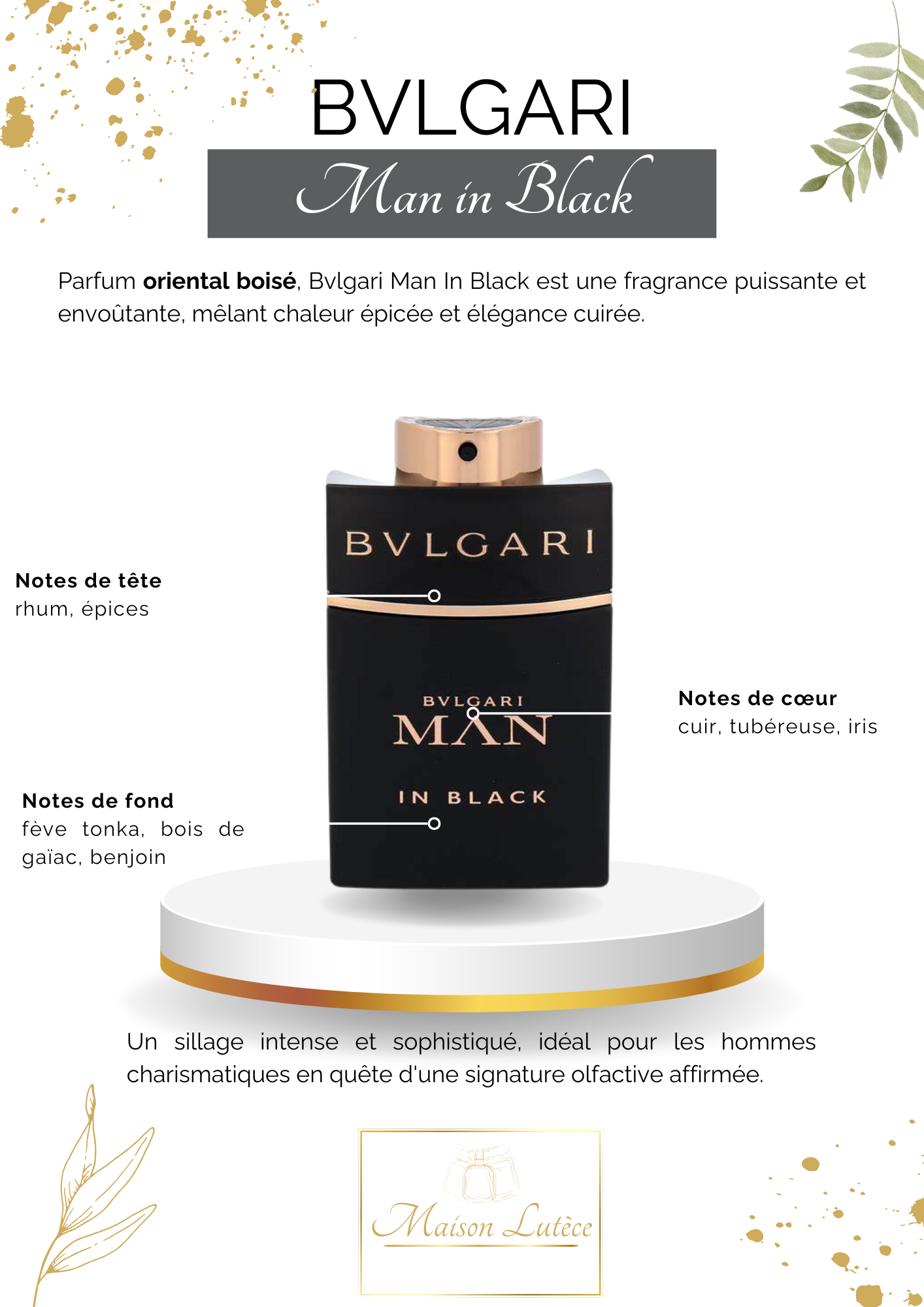 Man in Black – Bvlgari