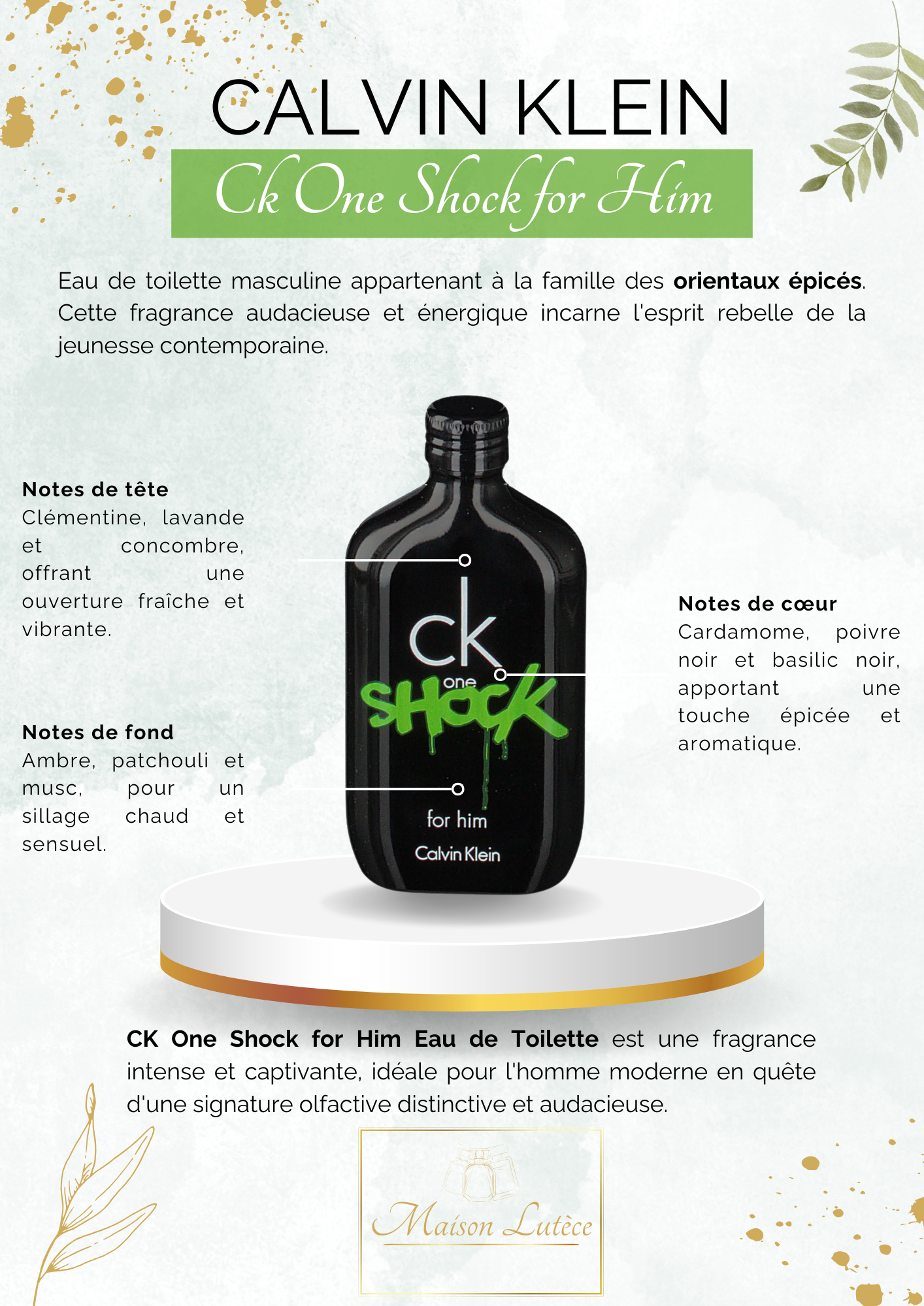 CK One Shock for Him – Calvin Klein