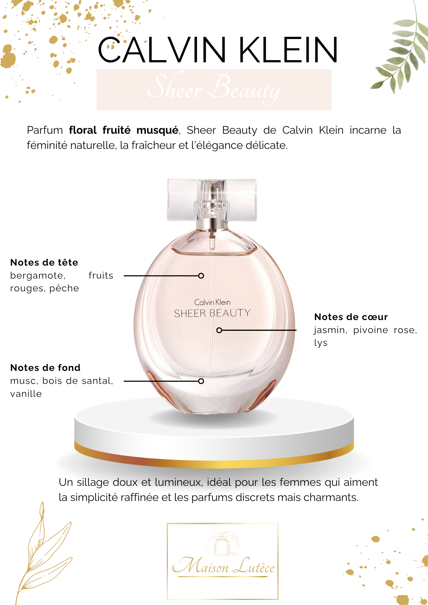 Sheer Beauty – Calvin Klein