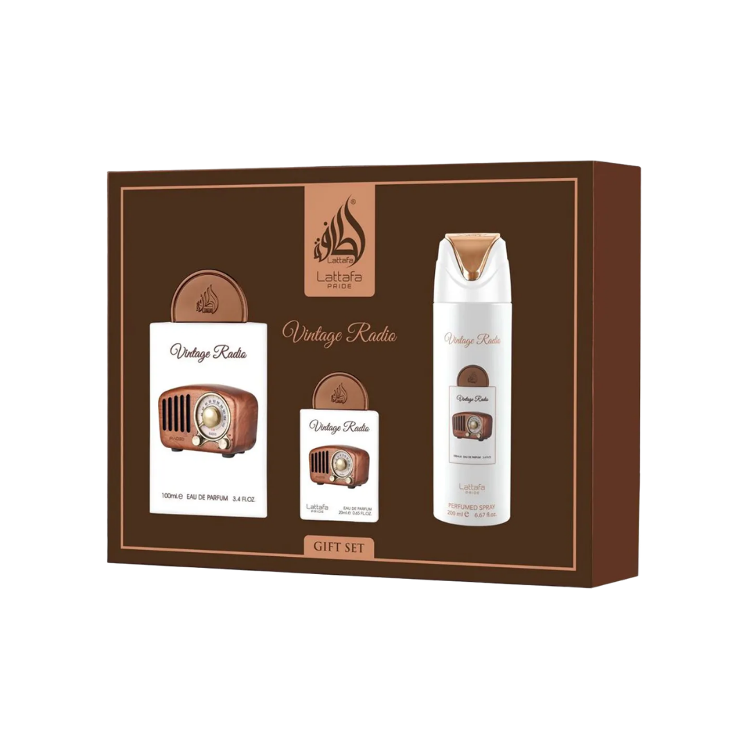 Coffret Vintage Radio - Lattafa Pride