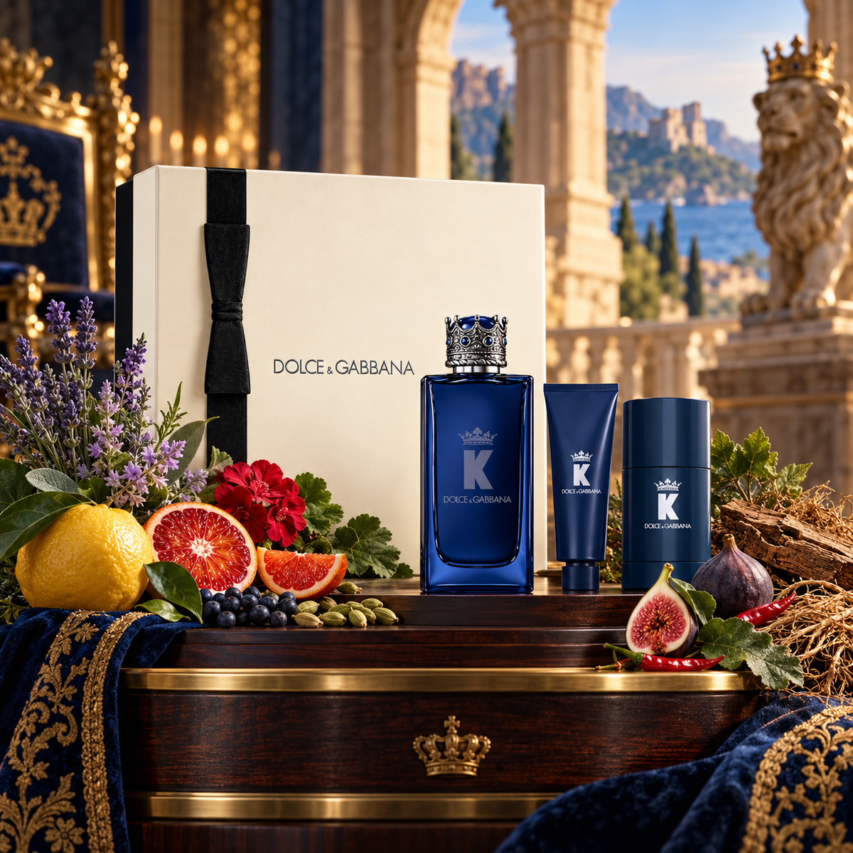 Coffret K Pour Homme EDP 100ml + Gel Douche 50ml + Deo Stick 75g - Dolce & Gabbana