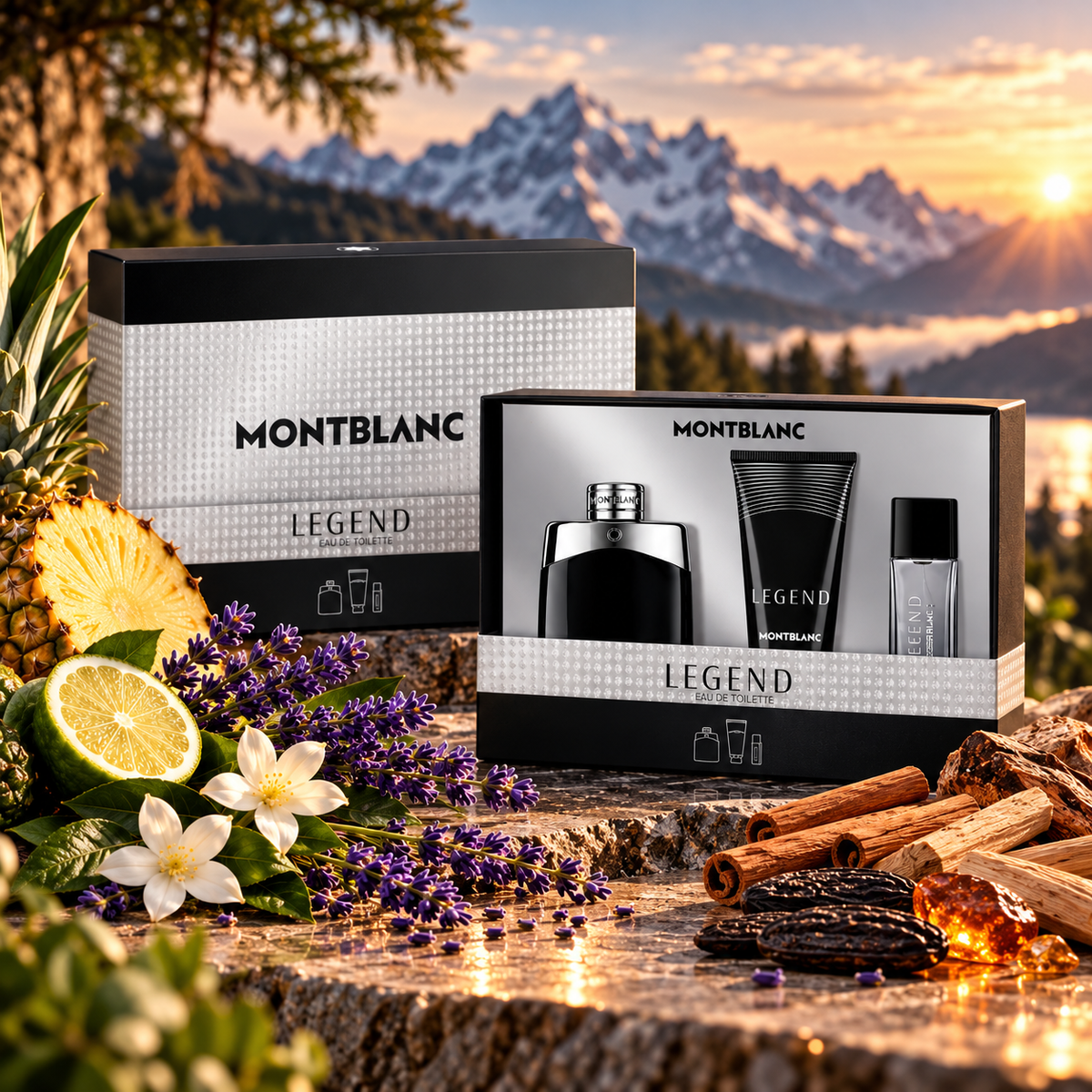 Coffret Legend EDT 100ml + 15ml + gel douche 100ml - Montblanc