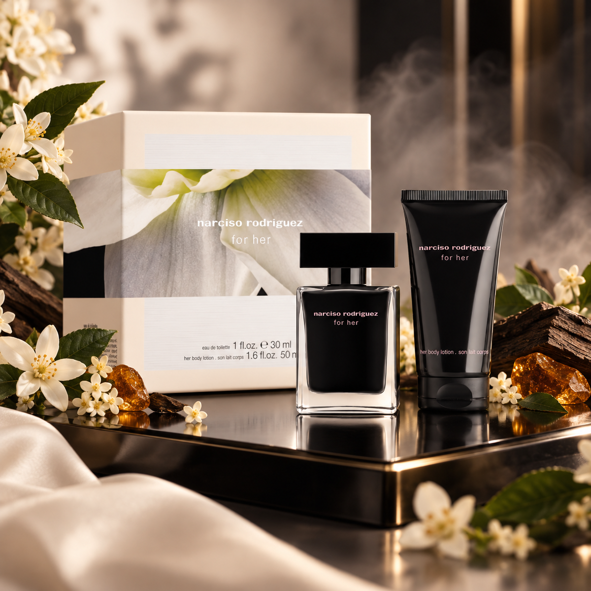 Coffret For Her 30ml + lait corps EDT - Narciso Rodriguez