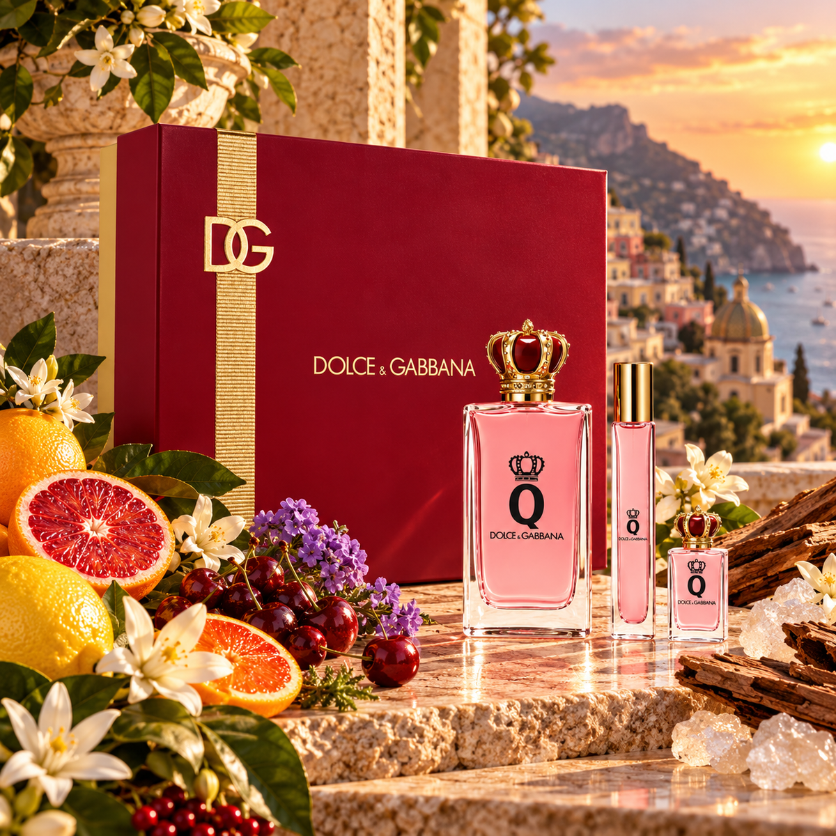 Coffret Queen EDP 100ml + 10ml + miniature 5ml - Dolce & Gabbana
