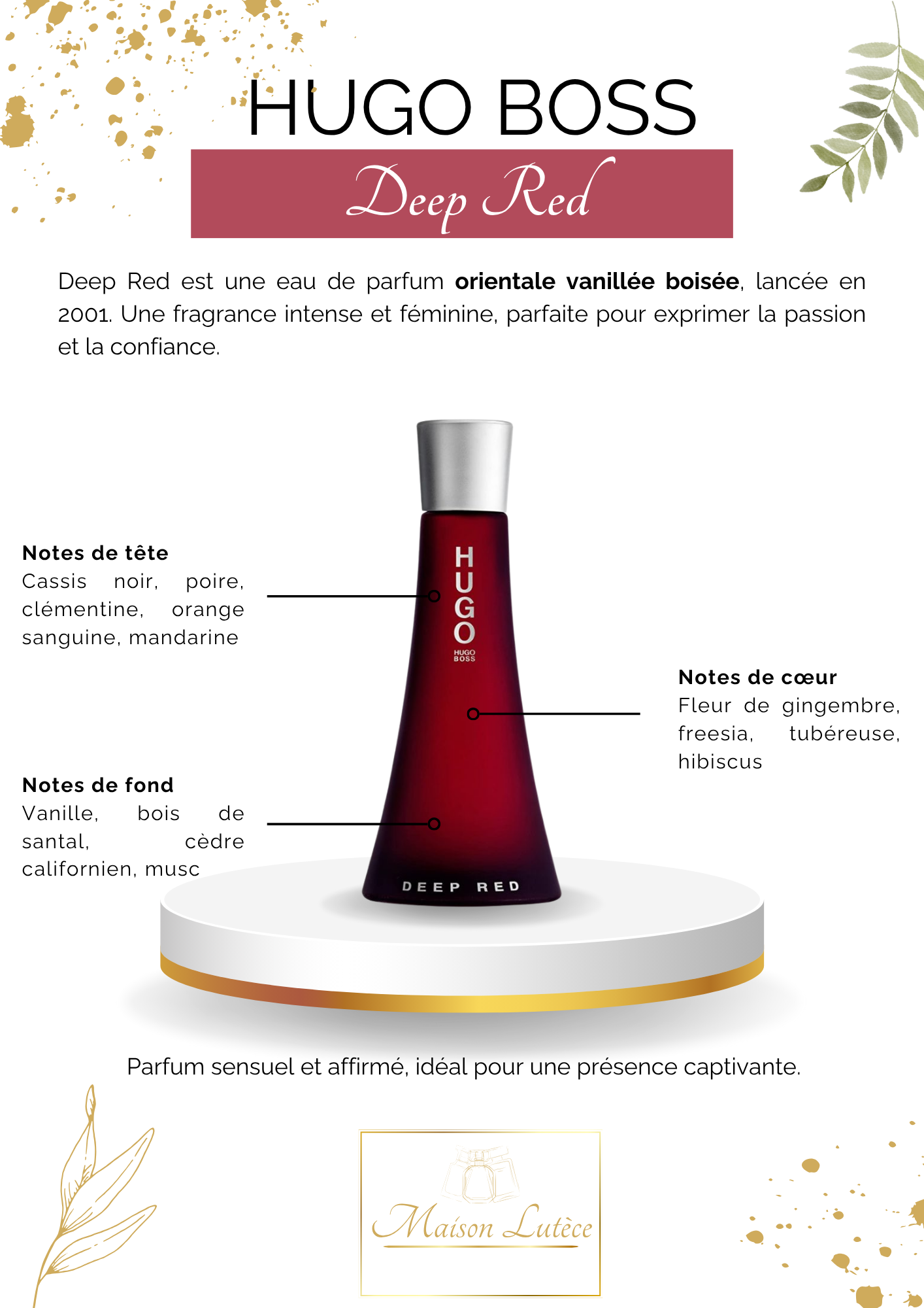 Deep Red – Hugo Boss