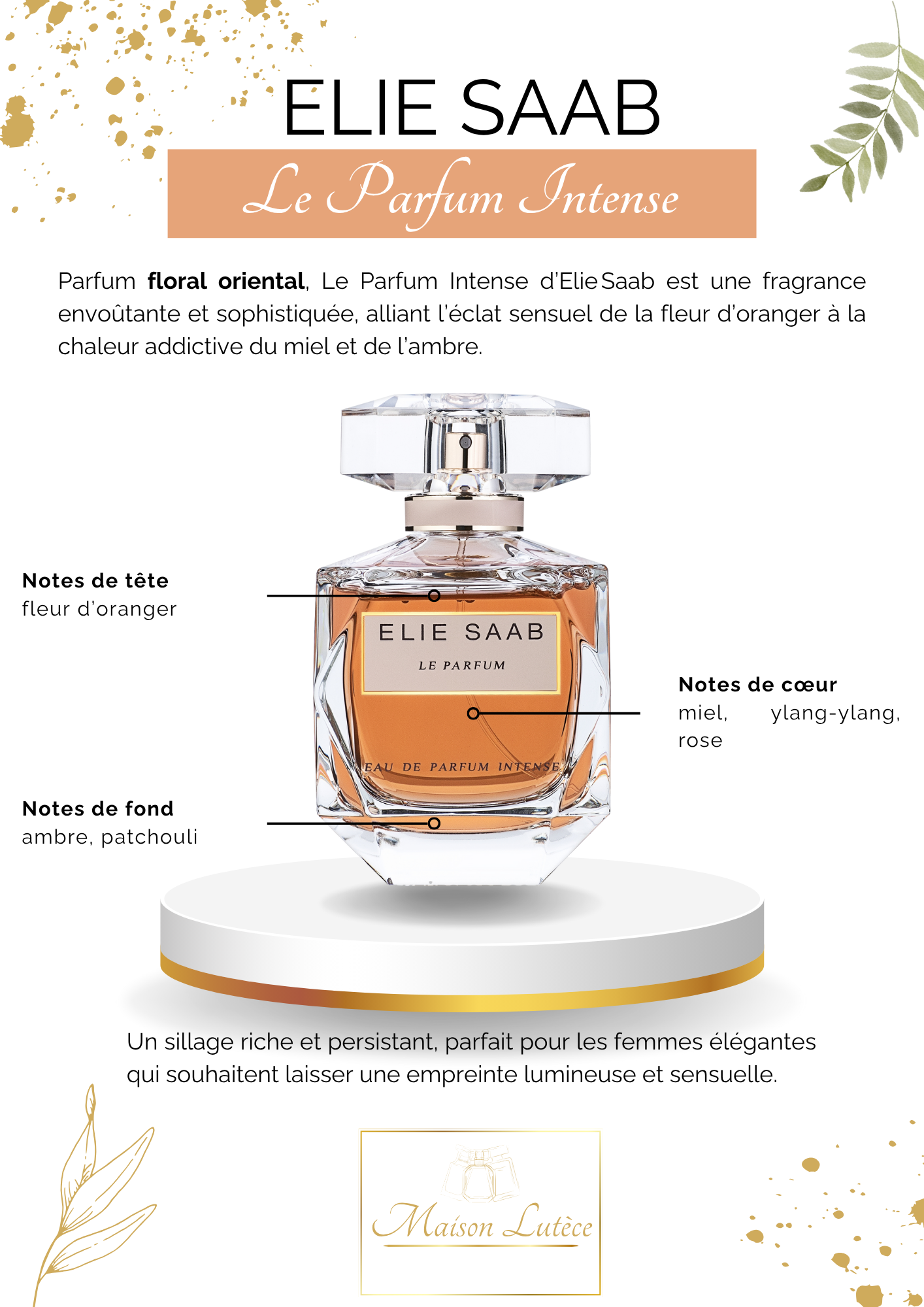 Le Parfum Intense – Elie Saab