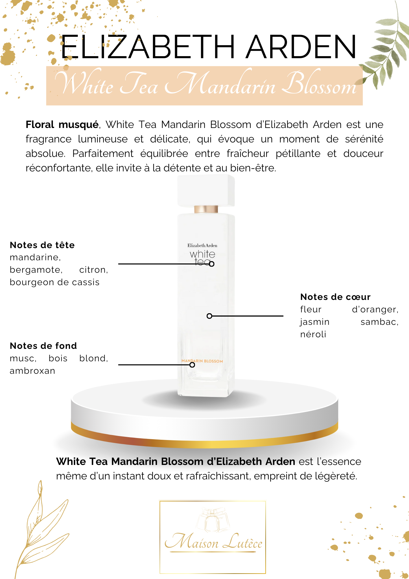 White Tea Mandarin Blossom – Elizabeth Arden