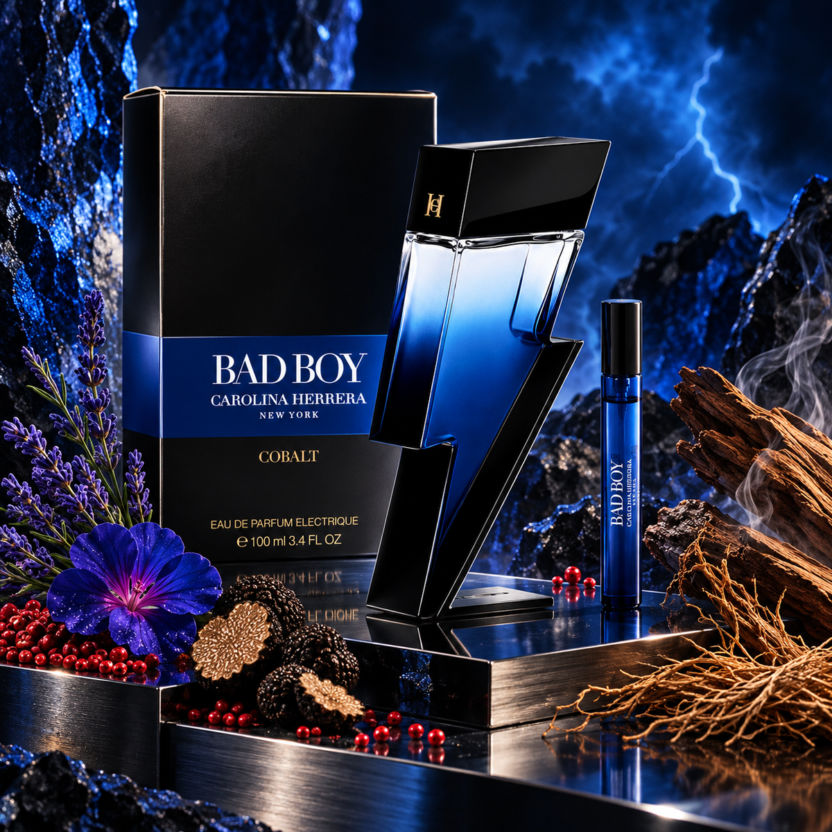 Coffret Bad Boy Cobalt EDP 100ml + 10ml - Carolina Herrera