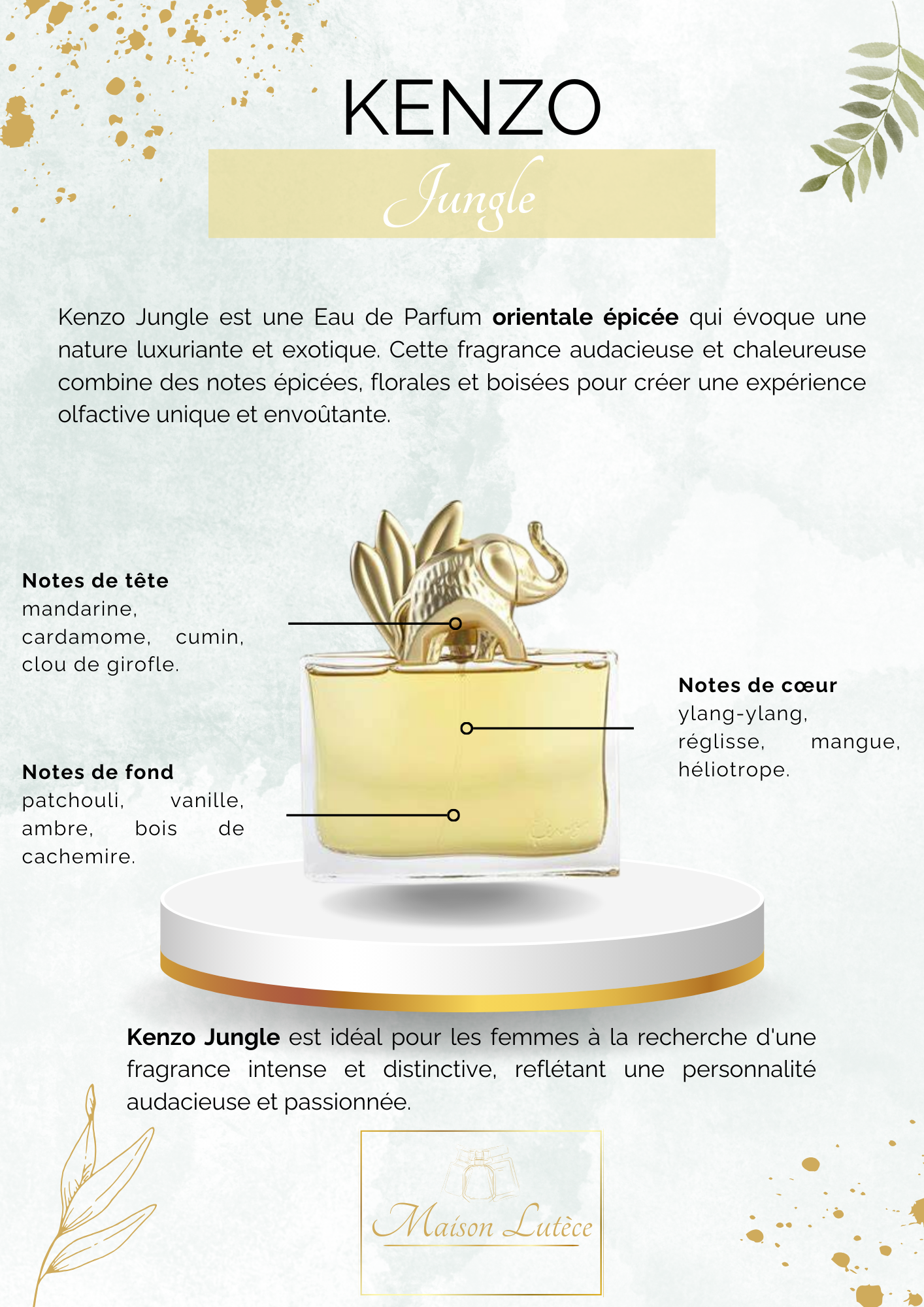 Kenzo Jungle pour Femme – Kenzo