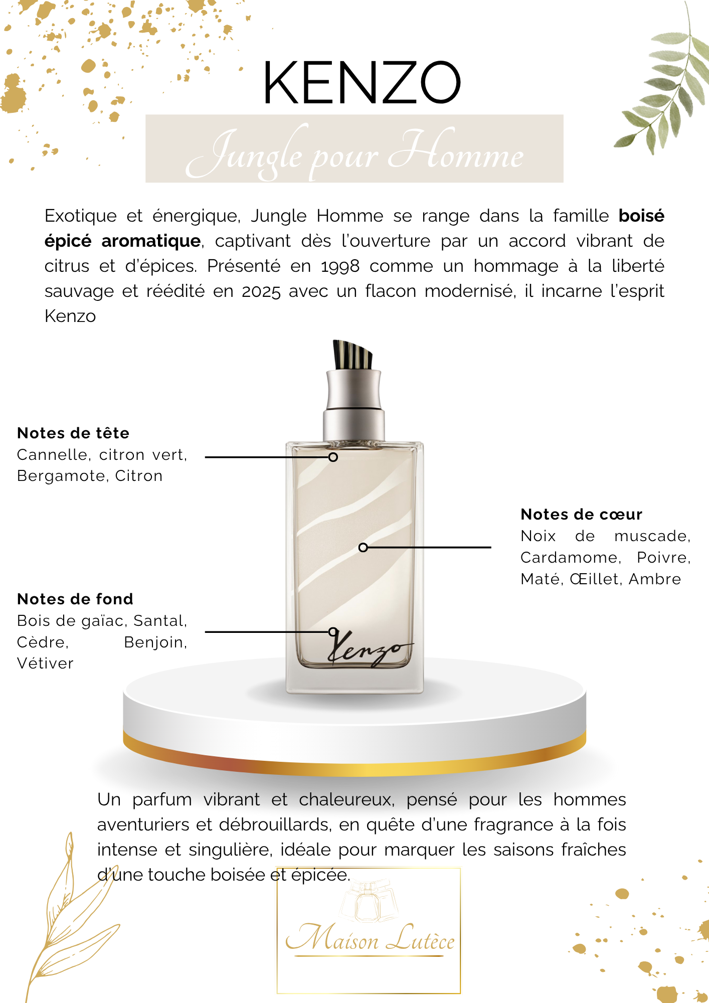 Jungle Homme – Kenzo