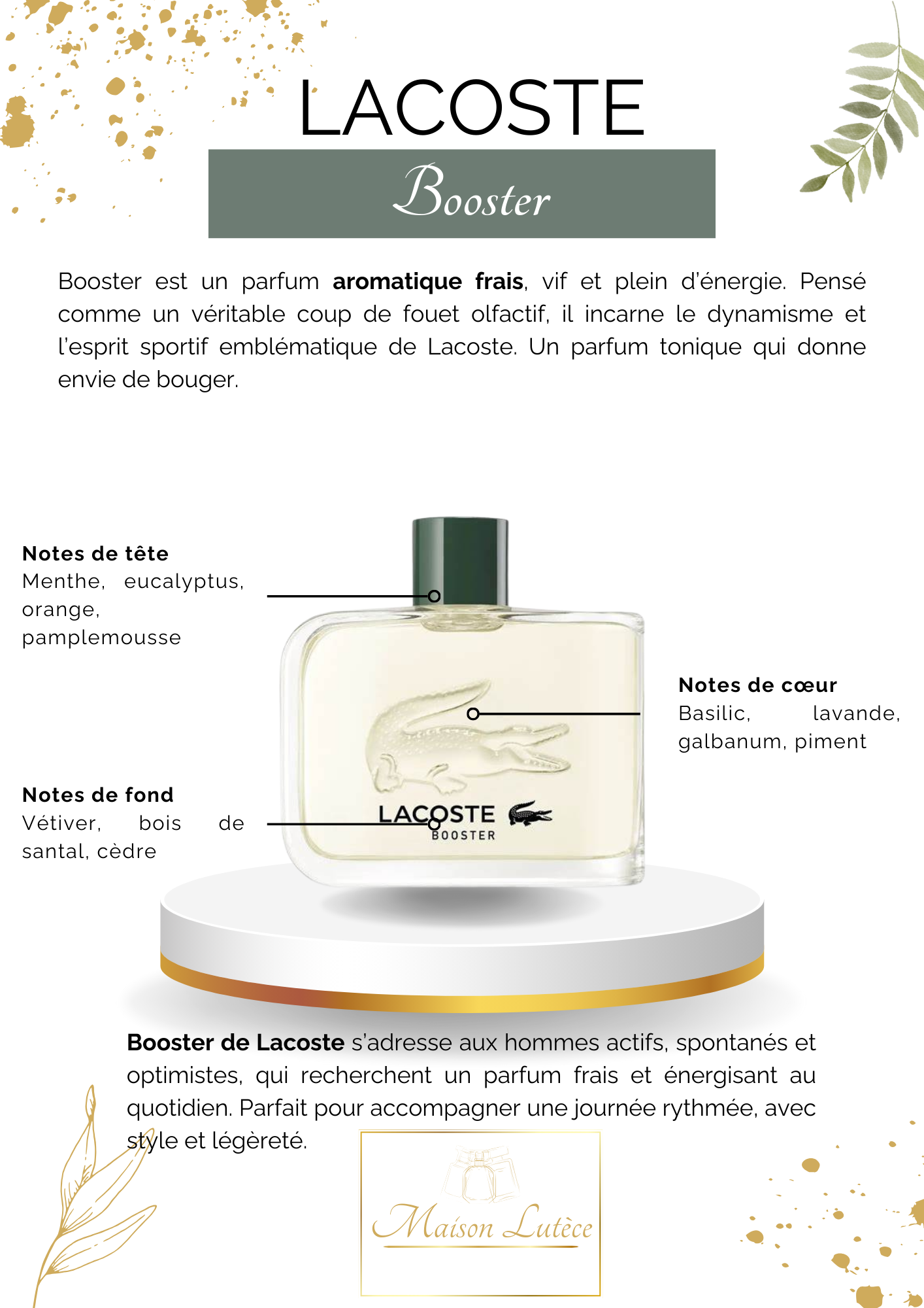 Booster – Lacoste