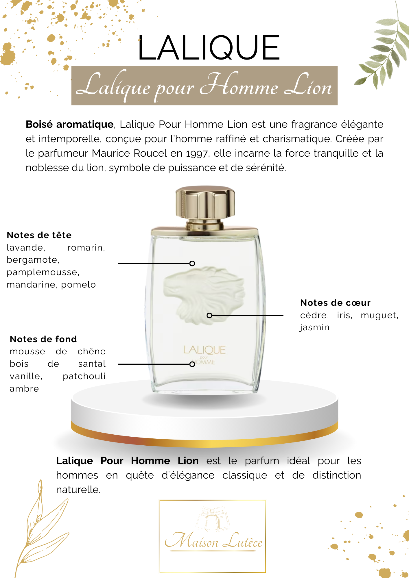 Lalique Pour Homme Lion – Lalique