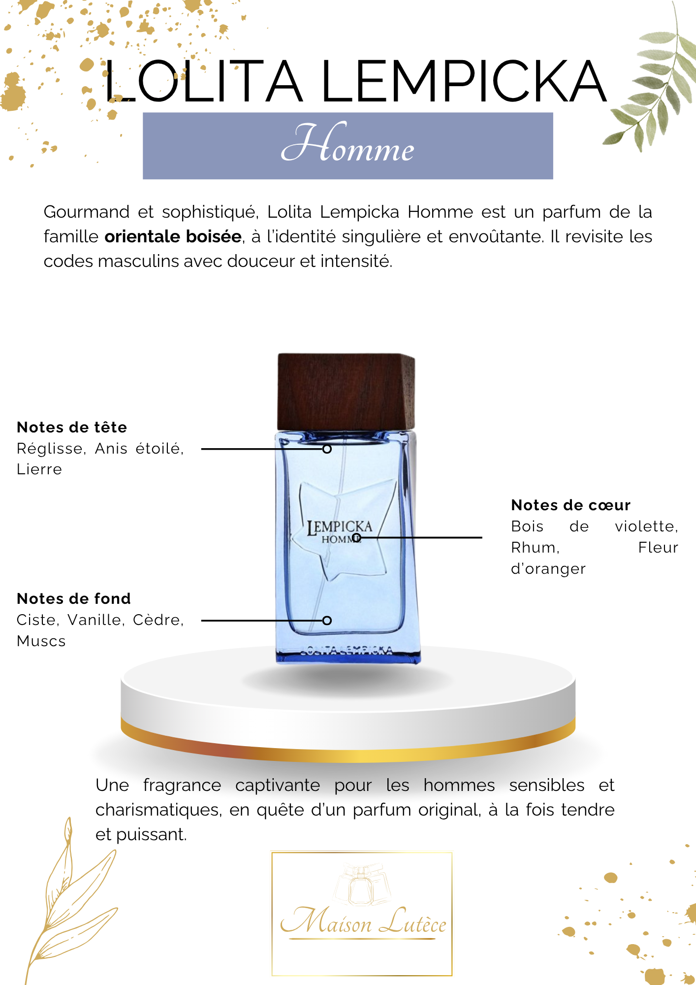 Lempicka Homme – Lolita Lempicka (sans boite)