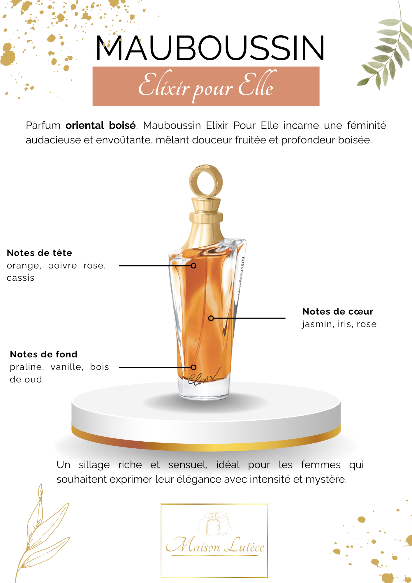 Élixir Pour Elle – Mauboussin