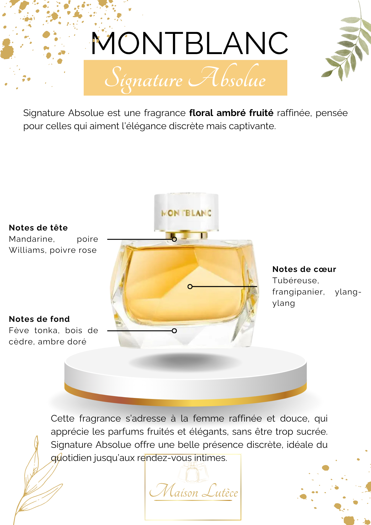 Signature Absolue – Montblanc