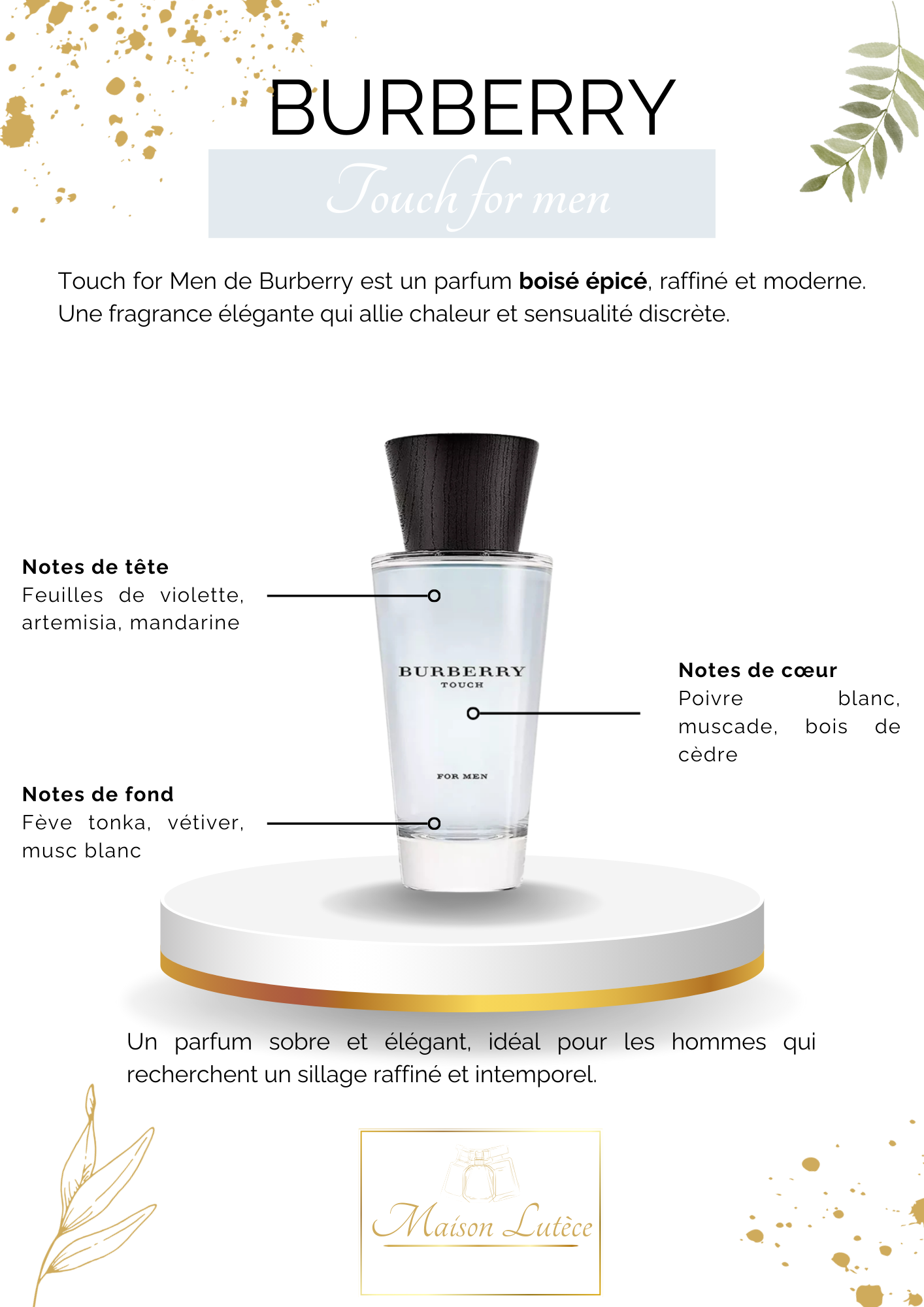 Touch for Men – Burberry