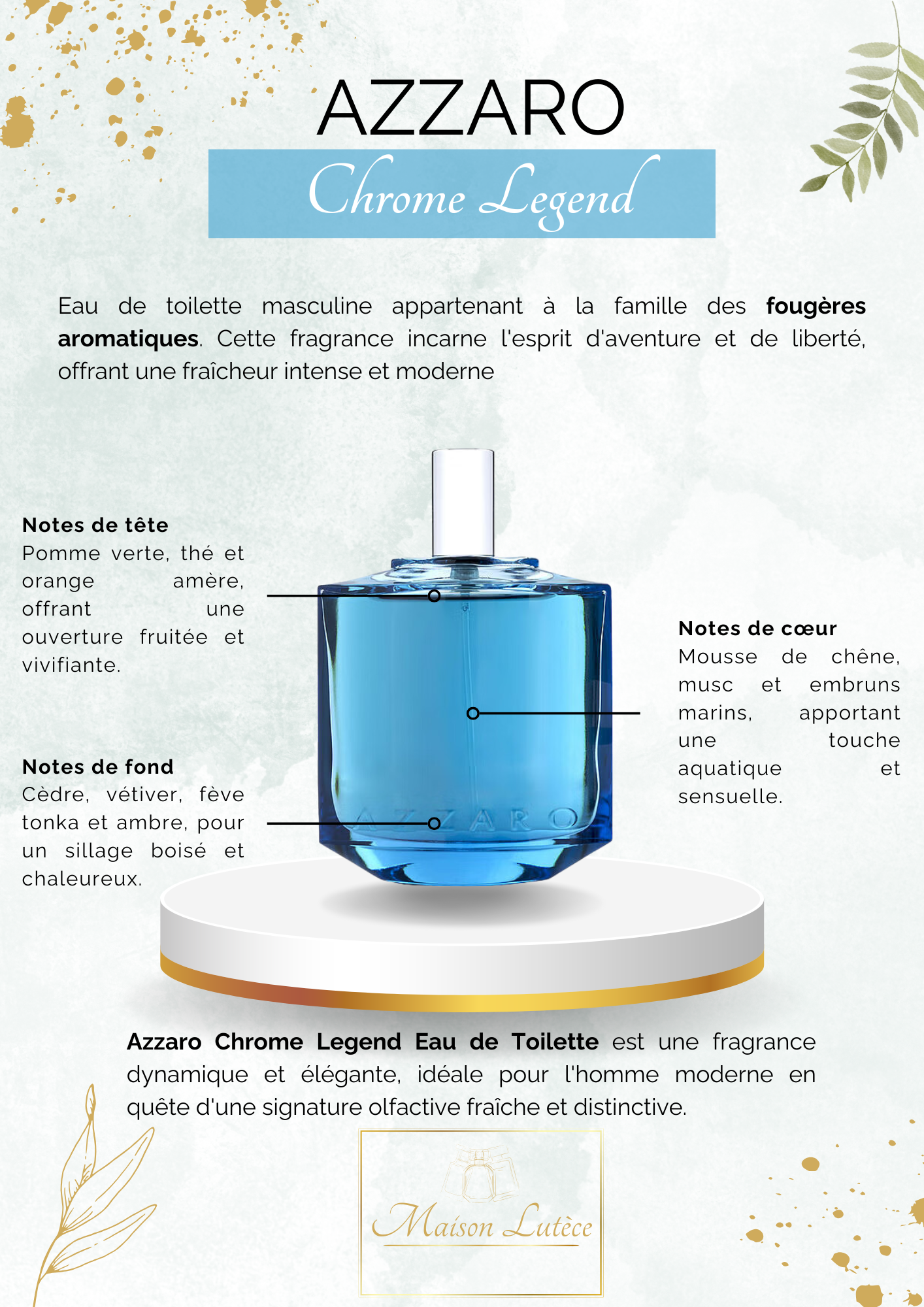 AZZARO - Chrome Legend EDT 75ml