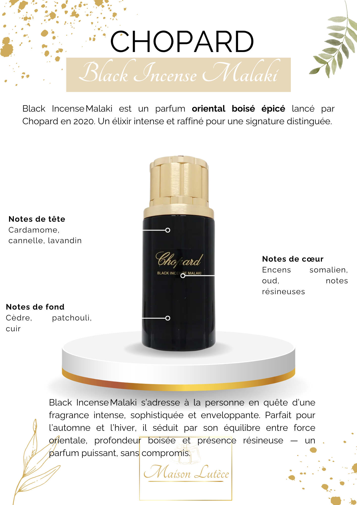 Black Incense Malaki – Chopard