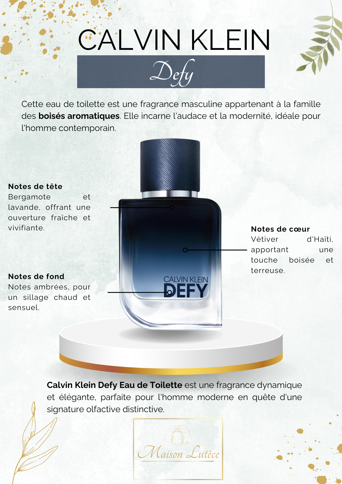 CALVIN KLEIN - Defy EDT 30ml