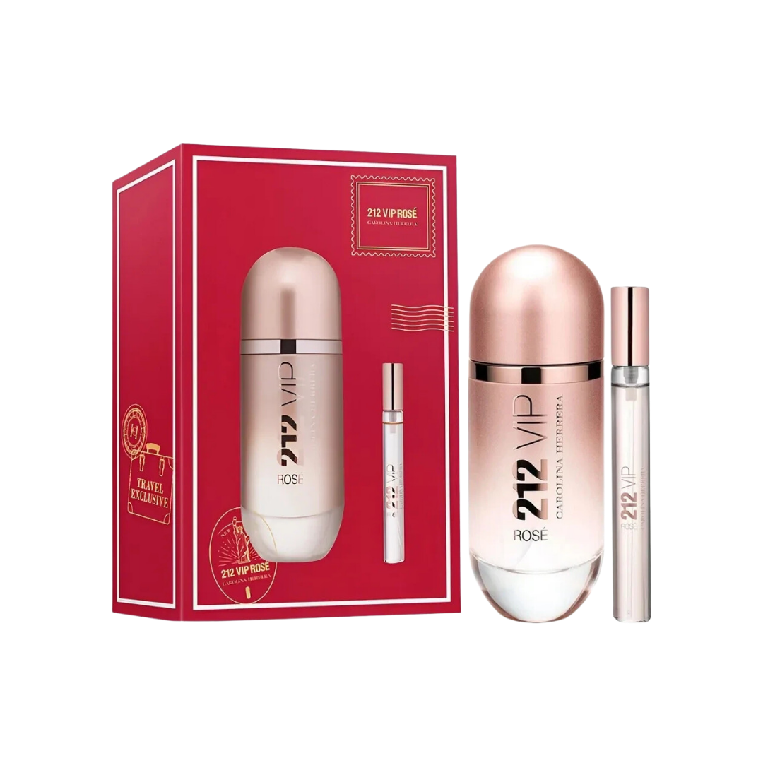 Coffret 212 VIP Rosé EDP 80ML + 10ML- Carolina Herrera