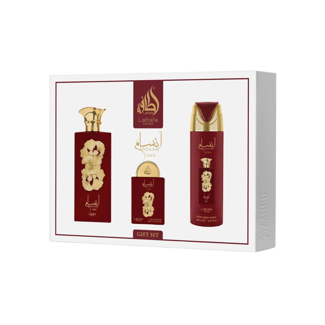 Coffret Ansaam Gold - Lattafa Pride