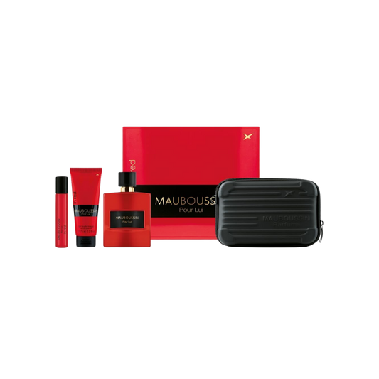 Coffret Pour Lui In Red EDP 100ml + 20ml + Gel douche + Sac Bandoulière - Mauboussin