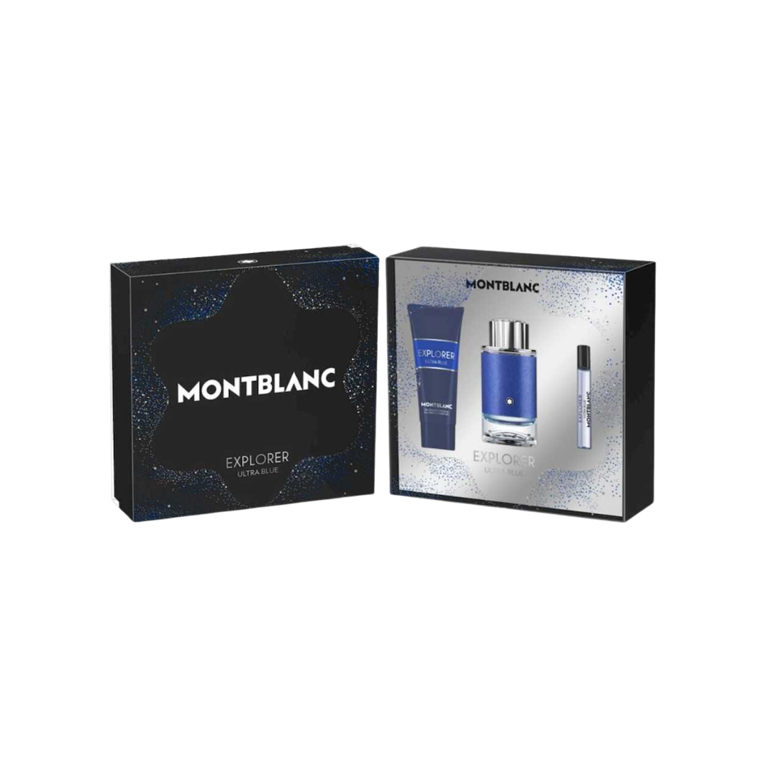 Coffret Explorer Ultra Blue EDP 100ml + 7,5ml + Gel Douche 100ml - Montblanc