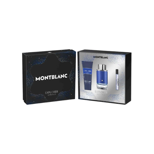 Coffret Explorer Ultra Blue EDP 100ml + 7,5ml + Gel Douche 100ml - Montblanc
