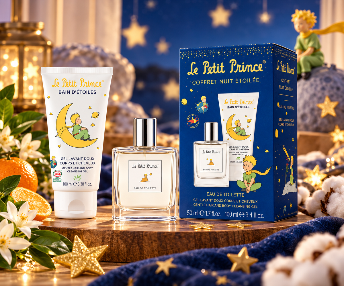Coffret La Nuit Étoilée EDT 50ml + Gel lavant 100ml- Le Petit Prince