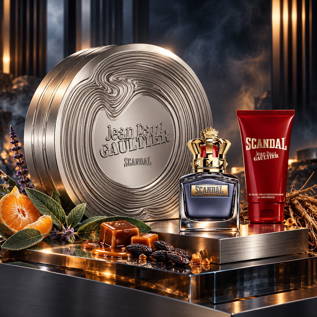 Coffret Scandal Pour Homme EDT 50ml + Gel Douche 75ml - Jean Paul Gaultier