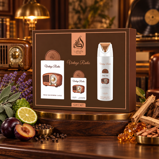 Coffret Vintage Radio - Lattafa Pride