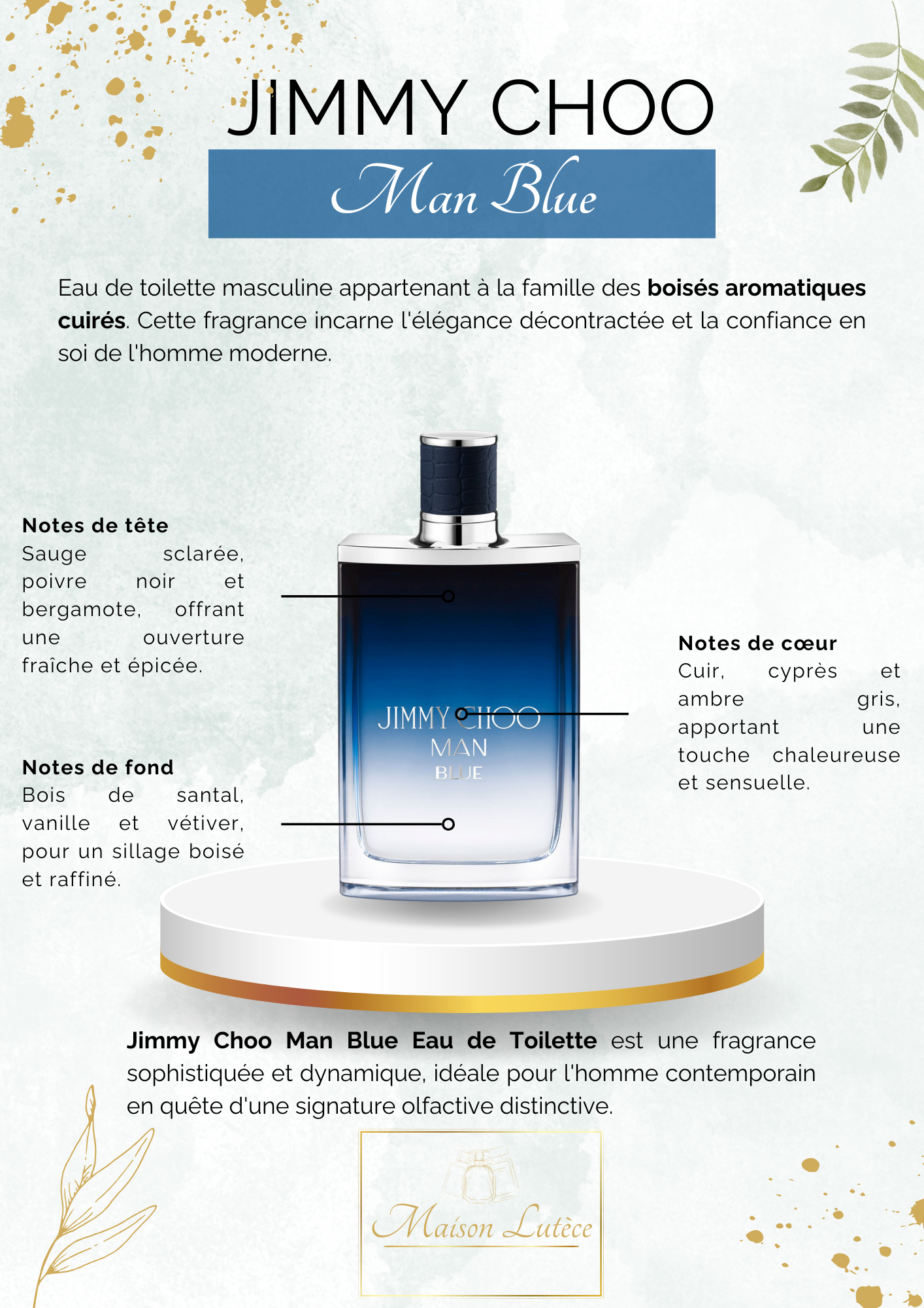 JIMMY CHOO - Man Blue EDT 30ml