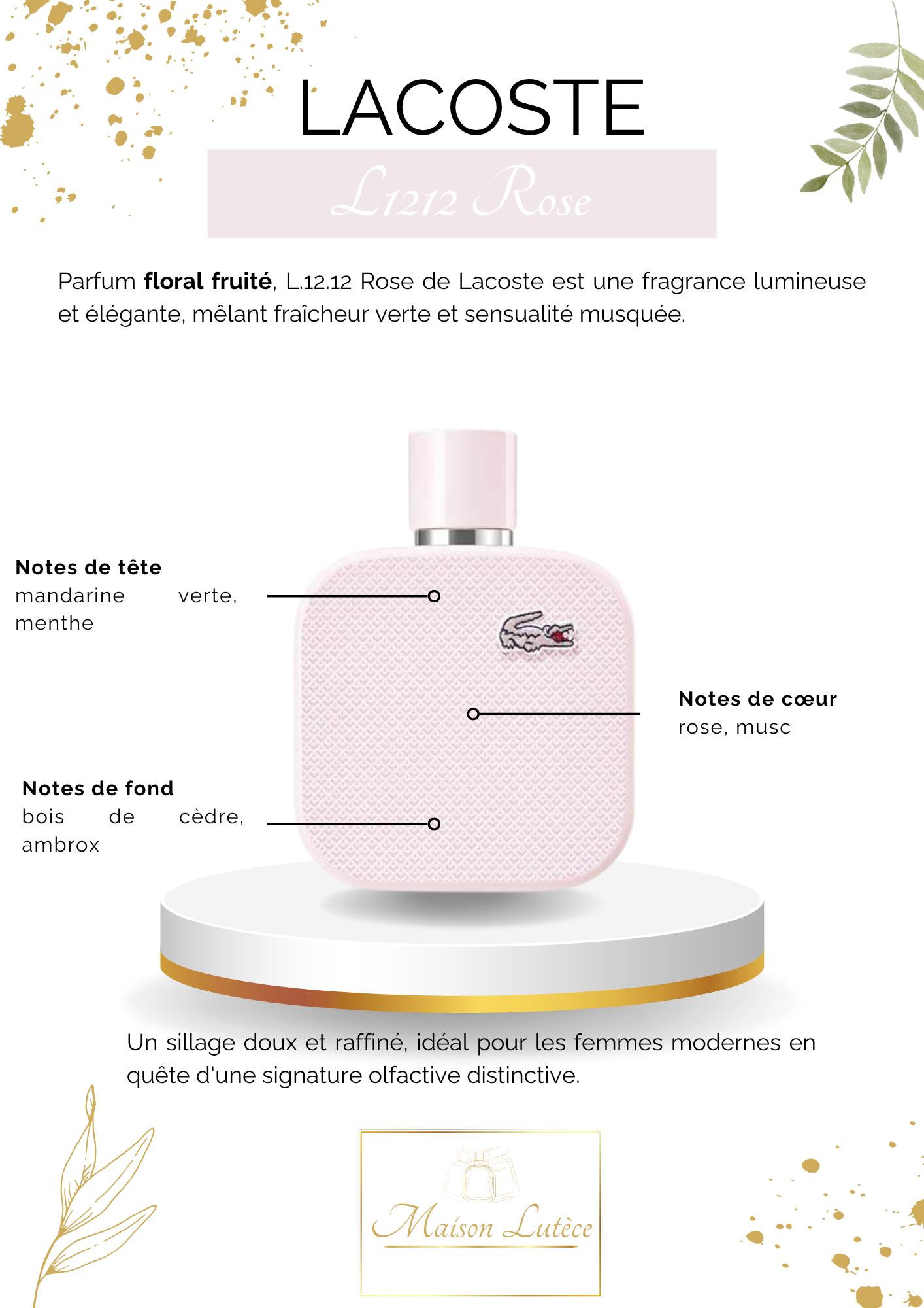 L.12.12 Rose – Lacoste