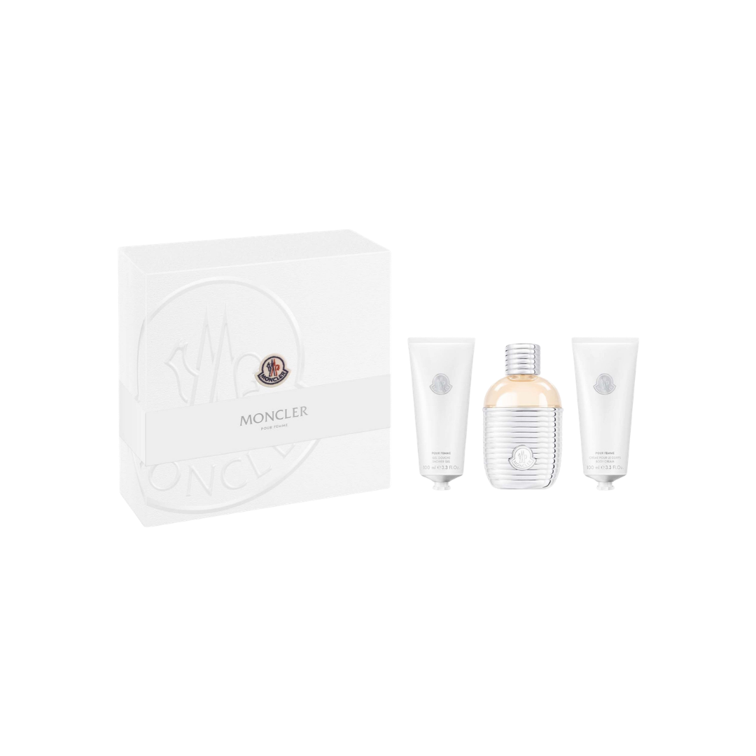 Coffret Pour Femme EDP 100ml + Gel douche 100ml + Lait corps 100ml - Moncler