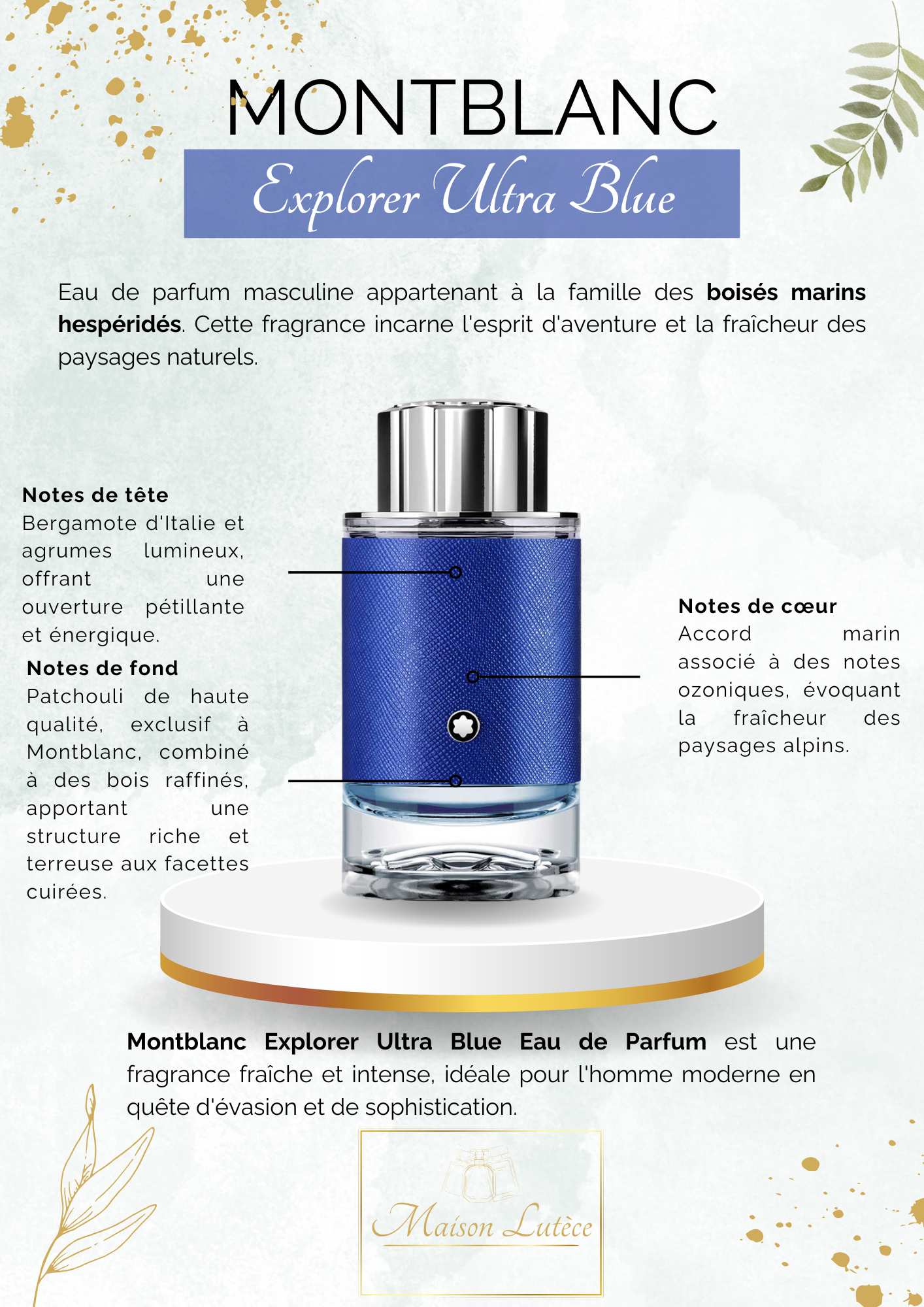 MONTBLANC - Explorer Ultra Blue EDP 30ml