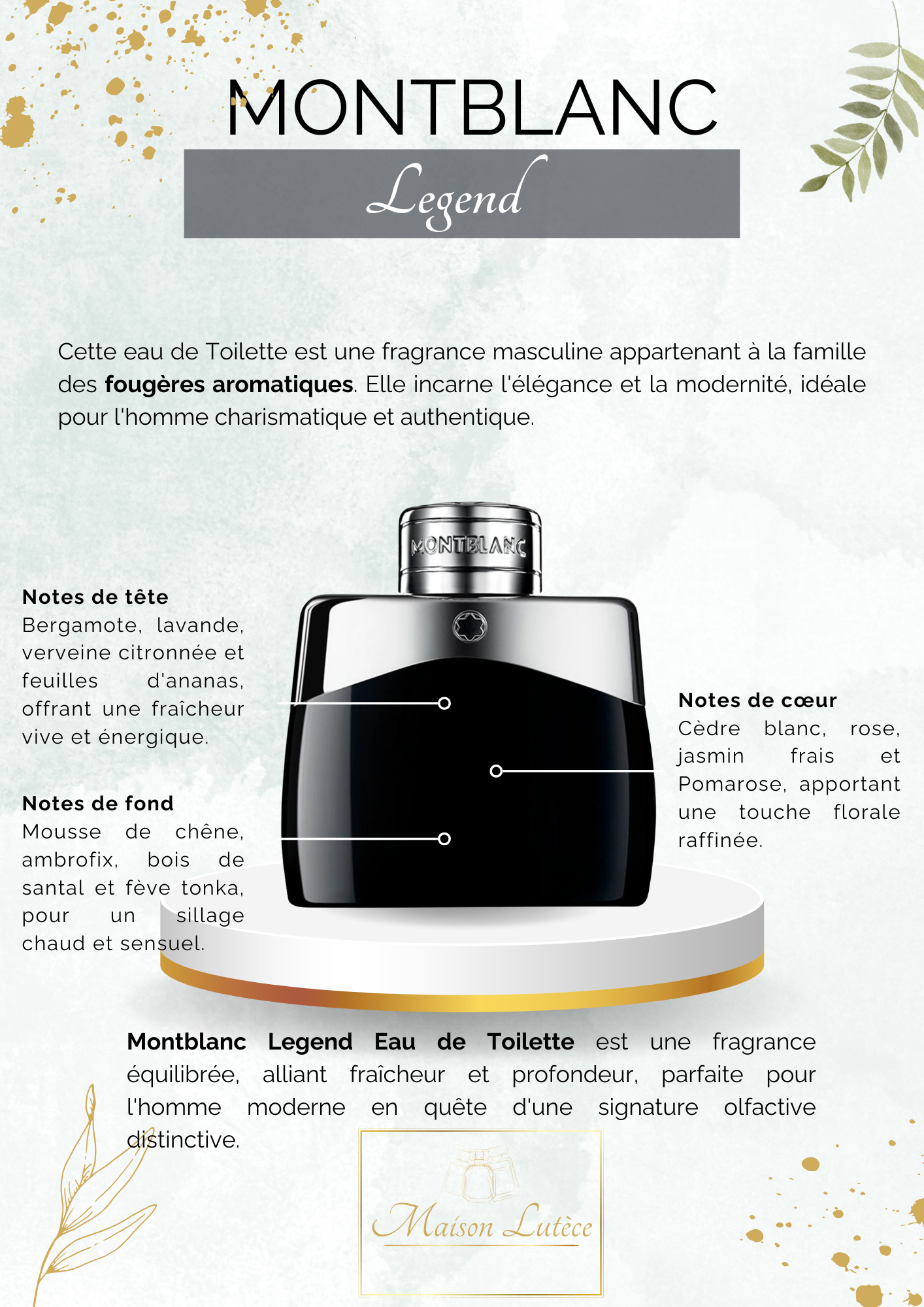 MONTBLANC - Legend EDT 30ml