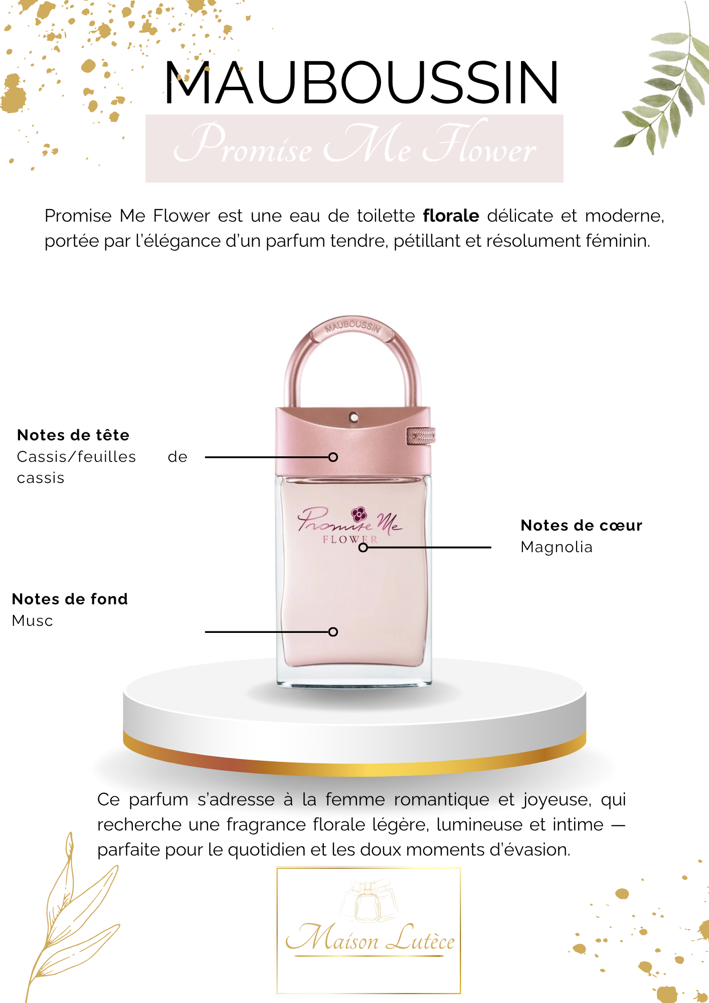Promise Me Flower – Mauboussin